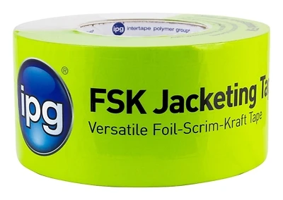 Foil-scrim Acrylic Tape 2.19 In X 50 Yd For Insulation
