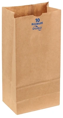 Bag 71010 Heavy-duty Kraft Grocery Bag, 10 Lbs, 6-5/16" L X 4-3/16" W, Pk400