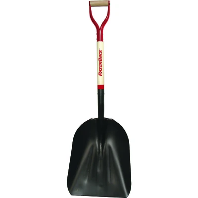 44.5 In. Steel Scoop Shovel With Wood D-handle And #12 Blade