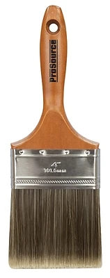 ProSource OR 1172 0400 Flat Paint Brush, Polyester Bristle, 4 In.