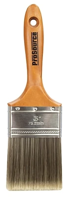 ProSource OR 1172 0300 Flat Paint Brush, Blended Polyester, 3 In