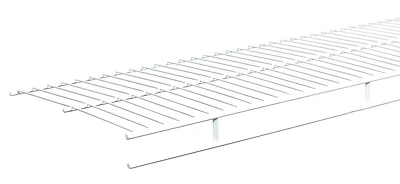 37300 Wardrobe Shelf 12 Ft X 12 In, Pack Of 6, Steel, White
