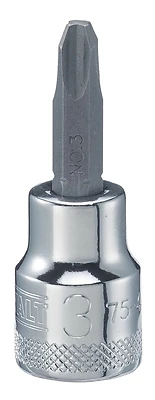 3/8 Inch Drive Phillips No.3 Bit Socket With Directtorque Technology