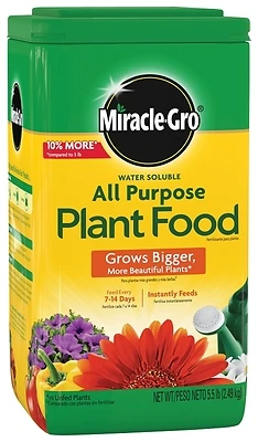 Miracle-Gro 1011410 Water Soluble All-Purpose Plant Food, 5 Lb, 24-8-16