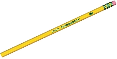 Dixon Ticonderoga 13882 No. 2 Soft Yellow Woodcase Pencils, Pack of 6