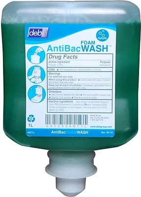 Ant1l Antibacterial Foam Hand Soap, 1 Liter, Pleasantly Scented