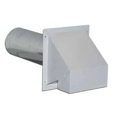 R2 Pro Vt0517 Exhaust And Intake Hood, 4 Inch Duct, Galvanized Steel, White
