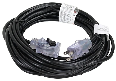 16/3 Sjtw Locking Extension Cord, 40 Feet With Power Indicator Light