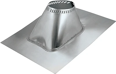 6 In. Diameter Stainless Steel Adjustable Roof Flashing For 12/12 To 24/12 Pitch