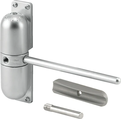 Kc60hd Safety Spring Door Closer, Satin Chrome, 150 Lb Capacity