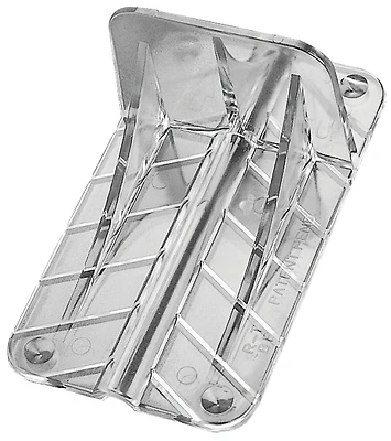 2.63 In. H X 3.5 In. W X 6 In. L Clear Polycarbonate Snow Guard