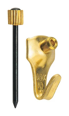 Ook Brass-plated Blue Picture Hanger 10 Lb Capacity 4 Pk Model 533004