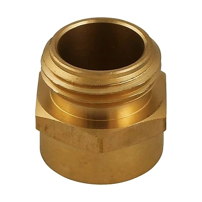 Plumb Pak PP850-53 Brass Hose Adapter, 3/4 In. MHT x 1/2 In. FIP