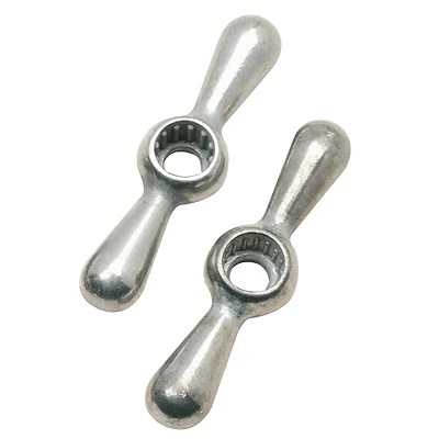 Plumb Pak PP806-15 Tee Valve Faucet Handle, Cast Metal, 12/16 Point