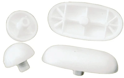 Plumb Pak PP836-41 Toilet Seat Bumper Set, Plastic, 4-Piece