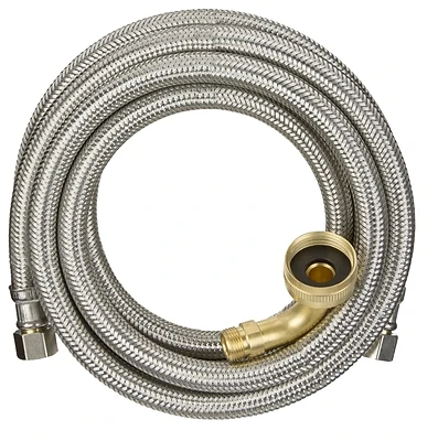 8 Feet Stainless Steel Dishwasher Supply Line With Adapter