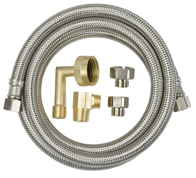 Pp25860 5 Ft. Universal Dishwasher Supply Line With Stainless Steel Construction