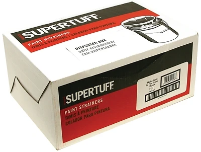 Trimaco SuperTuff 11511 Paint Strainer, 11 In., Elastic Top, Pack of 25