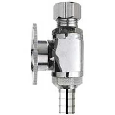 Ppc2883pclf Quarter Turn Straight Ball Valve, 1/2 X 3/8 In, Brass