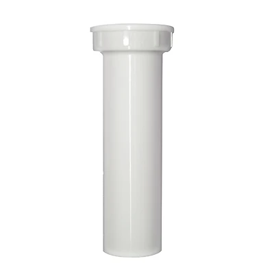 Plumb Pak PP15-6W Plastic Sink Tailpiece, 1-1/2 In. X 6 In., White