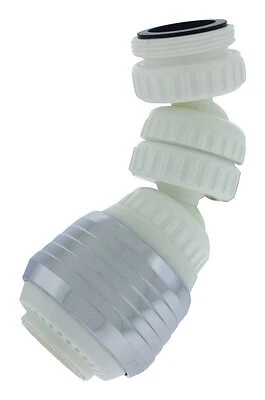 Plumb Pak PP800-216LF Chrome Faucet Aerator, 15/16-27 x 55/64-27, Swivel, 1.5 GPM
