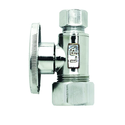 5/8 In. Compression X 3/8 In. Compression Brass Valve - Lead-free