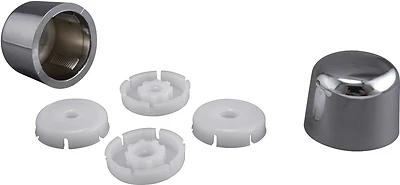 Pp835-30pcl Universal Chrome Plated Toilet Tank Bolt Caps - 2 Pack