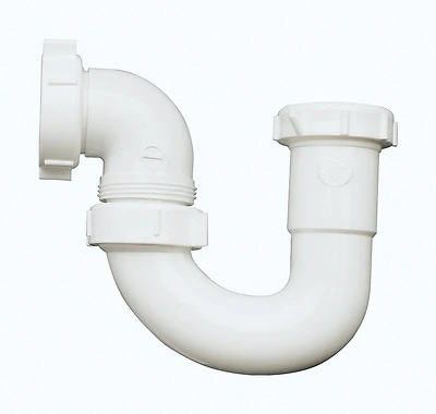 1-1/2 In. Diameter Plastic Sink Trap With Reducer Washer