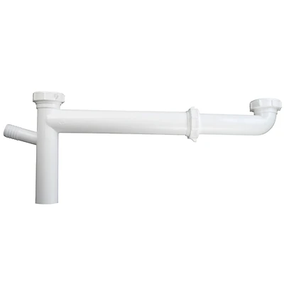 Plumb Pak PP919W Waste Outlet, 1-1/2 In. x 20 In., Plastic, White