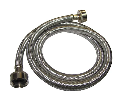 Plumb Pak PP23832 Washing Machine Hose, 3/4 In. FHT x FHT, 5 Ft., Stainless Steel