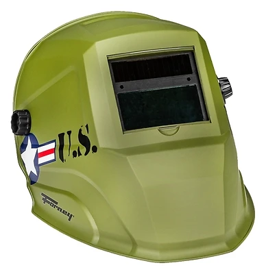 Forney 55861 Valor ADF Welding Helmet, True Color, Adjustable Headband
