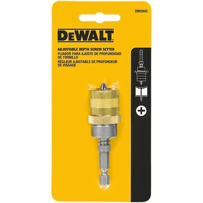 DeWalt DW2043 Screw Depth Setter, 1/4 in. Hex Shank, 3 Piece