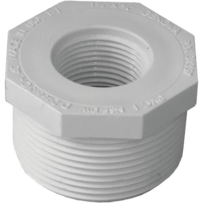 1-1/2-in X 3/4-in Dia Pvc Sch 40 Bushing Model 439210rmc, 20 Pk