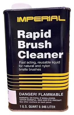 Rapid Brush Cleaner 1 Quart - Noncorrosive Liquid For Natural And Nylon Brushes