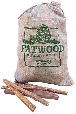 Better Wood Products Fatwood Pine Resin Fire Starter, 4 lb