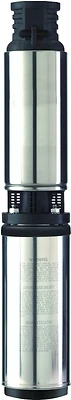 Flotec FP2212-13 Deep Well Pump, 1/2 HP, 13.6 GPM, Stainless Steel