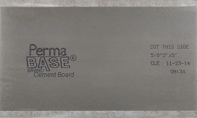 Permabase 3 Ft W X 5 Ft L X 5/8 In Cement Board