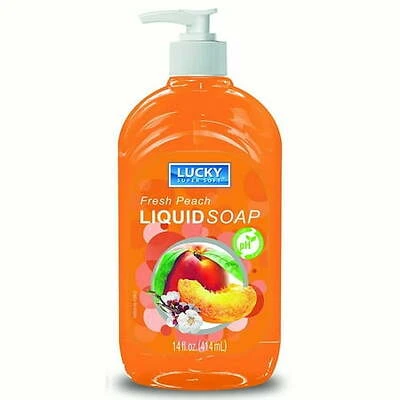 LIQUID SOAP PEACH 14OZ