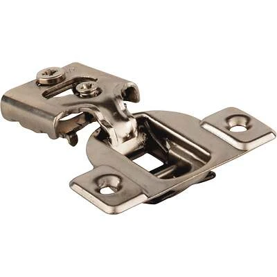 KasaWare KFHCN012-A-2 Hinge, Steel, Nickel, 1/2 in Overlay