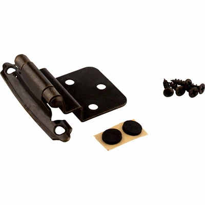 Hardware Resources KFHI-A-AB2 Self-Closing Inset Hinge, Antique Brass, 2-Pack