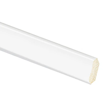 5/16 In. X 7/8 In. X 8 Ft. Crystal White Polystyrene Inside Corner Molding