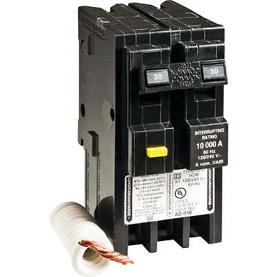 Homeline 30 Amp Double-pole Gfci Circuit Breaker - Model Hom230gfic