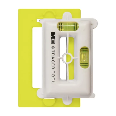 3 In. Plastic Tracer Tool Bull's Eye Level With 2 Vials