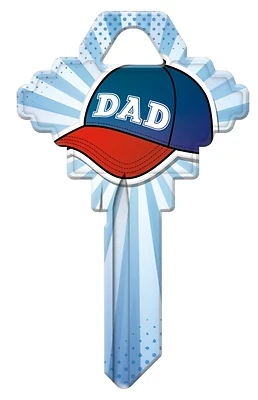 Hy-Ko 15005SC1-DAD #1 Dad Key Blank, Brass, Schlage SC1