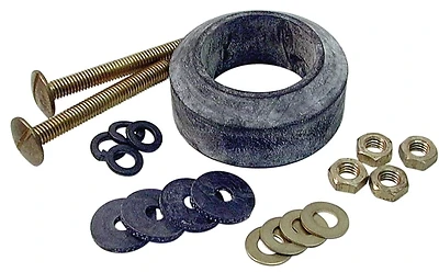 Tank To Bowl Kit For Gerber Toilets - Complete Black Steel Repair Set