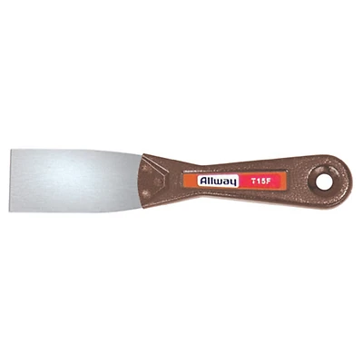 Allway T15F Putty Knife, 1-1/2 In. Steel Blade, Flexible
