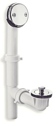 Danco 51933 Tub Drain Kit, Plastic, Chrome, 1-1/2 In.