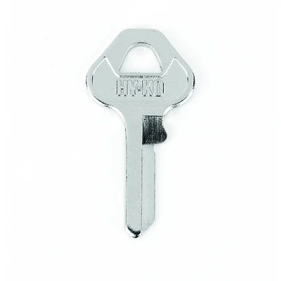 Hy-Ko 1101088/25KB Key Blank, Nickel-Plated Brass, For Ace Padlock 88/25KB