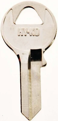 Hy-Ko 11010VR5 Brass Key Blank, Viro Locks, 2.24 In