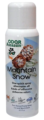 Odor Assassin 115615 Mountain Snow Scent Odor Eliminator Spray, 8 Oz